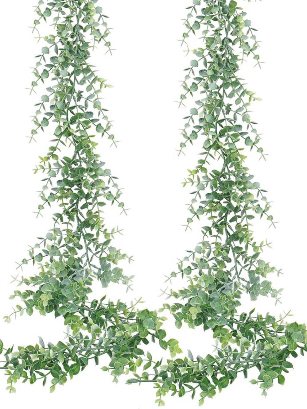 2 Pack Eucalyptus Garland 12Ft Artificial Vines Fake Greenery Garland